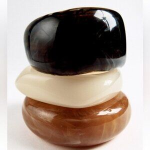 ZARA 3 PACK OF RESIN BRACELETS